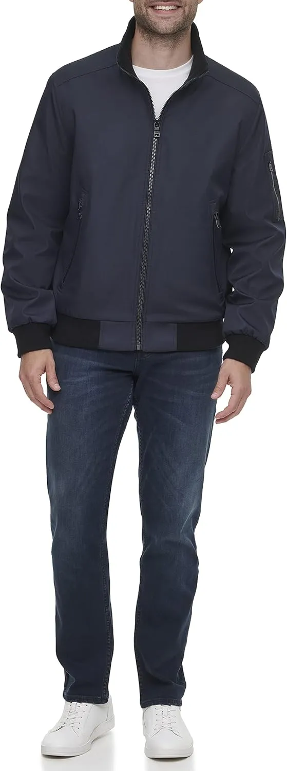 Calvin Klein Men's Sherpa Lined Hooded Soft Shell Jacket