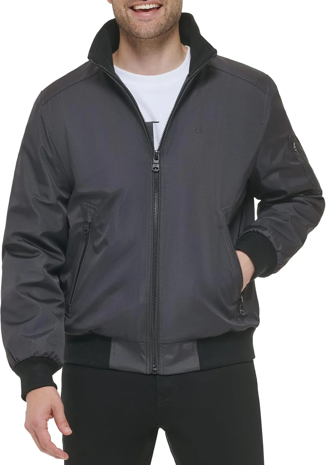 Calvin Klein Men's Sherpa Lined Hooded Soft Shell Jacket