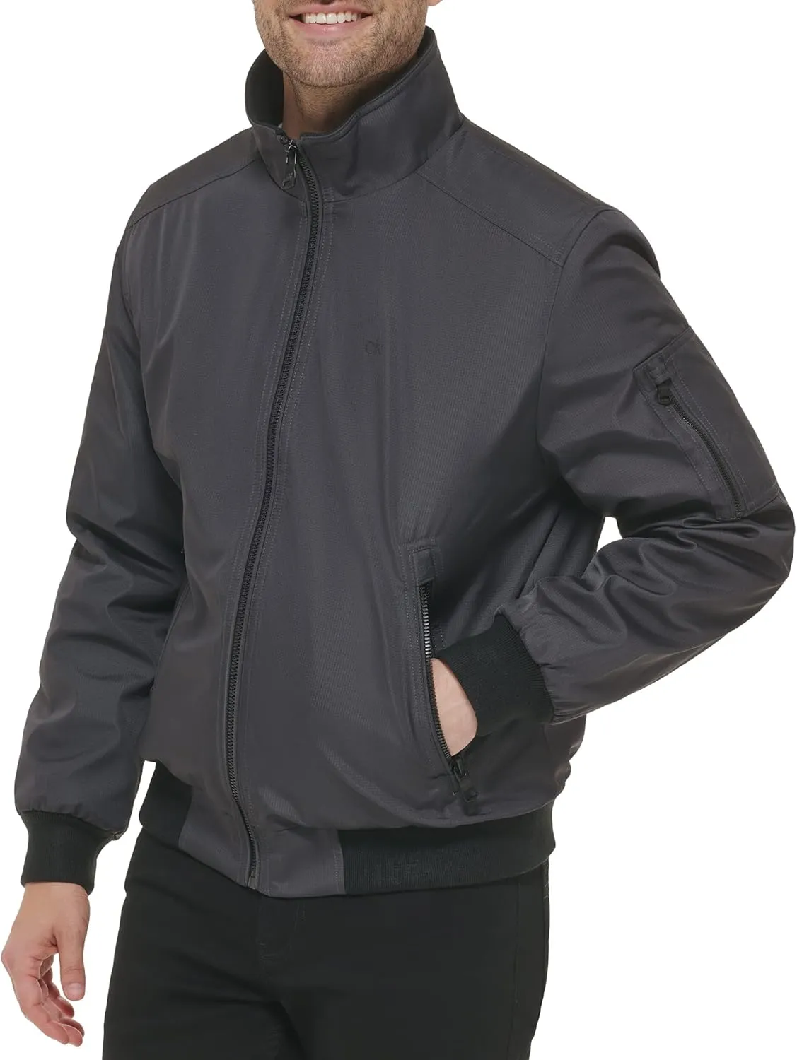 Calvin Klein Men's Sherpa Lined Hooded Soft Shell Jacket