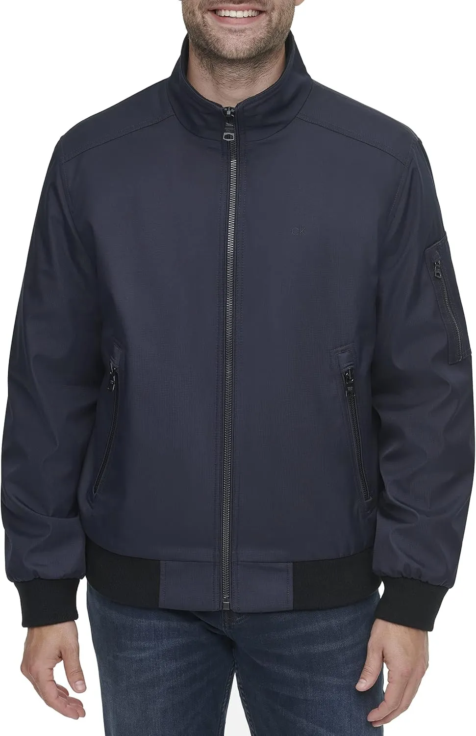 Calvin Klein Men's Sherpa Lined Hooded Soft Shell Jacket