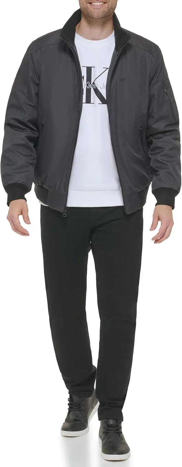 Calvin Klein Men's Sherpa Lined Hooded Soft Shell Jacket