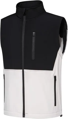 Msmsse Men's Outerwear Lightweight Vest Standing Collar Puffer Sleeveless Jacket for Hiking Running Golf