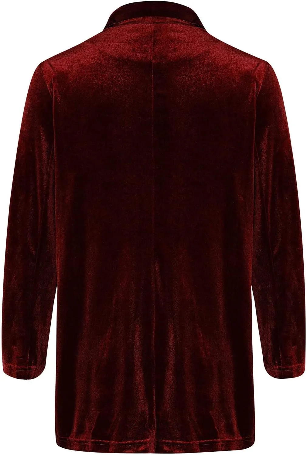 Velvet Blazer Jackets for Women Fashion Casual Open Front Long Sleeve Soft Cardigan Lapel Collar Suits Work Outfits